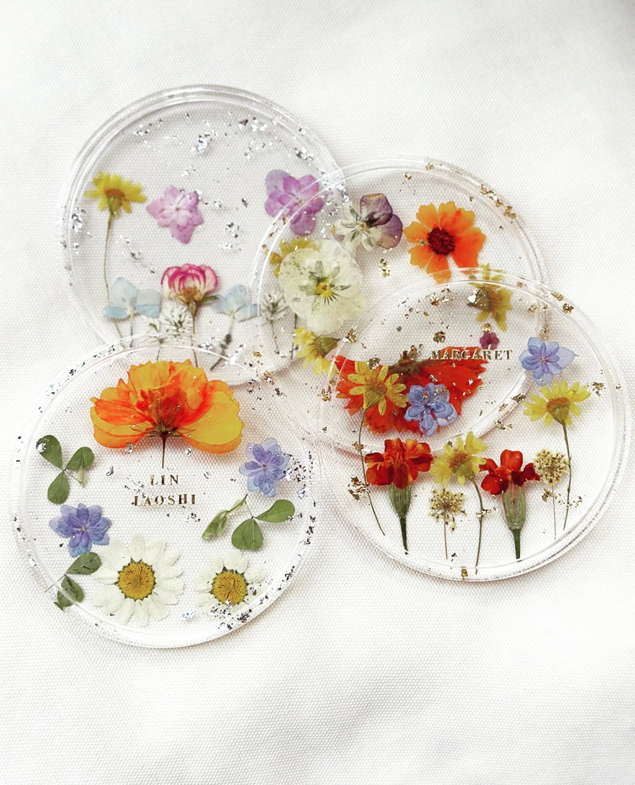 Floral Coasters (Customisable)