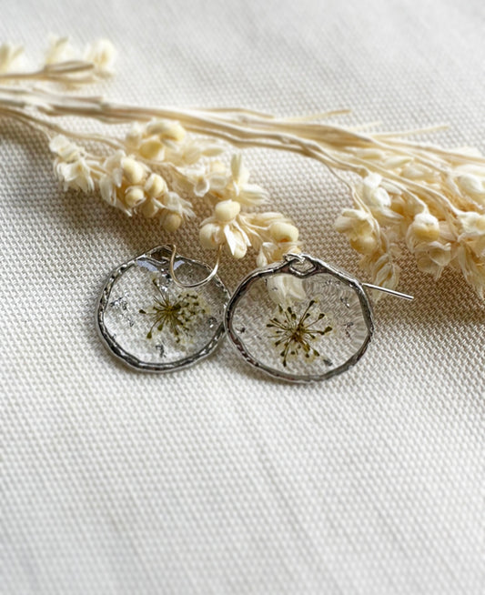 Laced Fleur Earrings (Preorder)